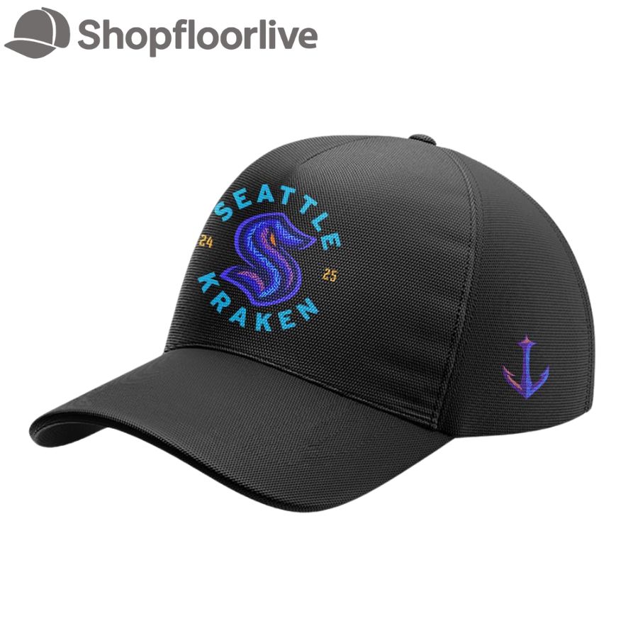 Seattle Kraken Special Black History Night 2025 Cap Hats