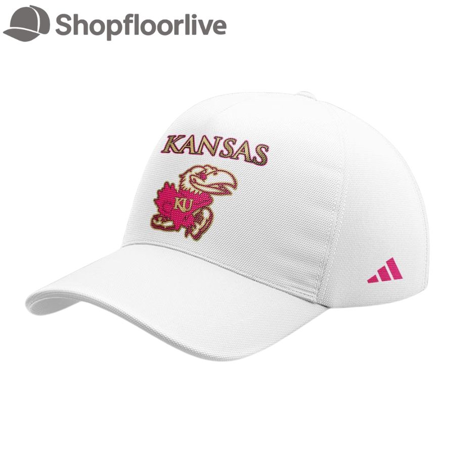 Kansas Jayhawks Womenâ€™s Basketball NCAA 2025 Limited White Cap Hat