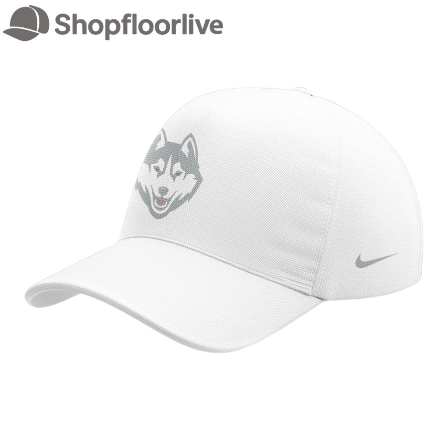 UConn Huskies Menâ€™s Basketball Limited Edition 2025 White Cap Hat