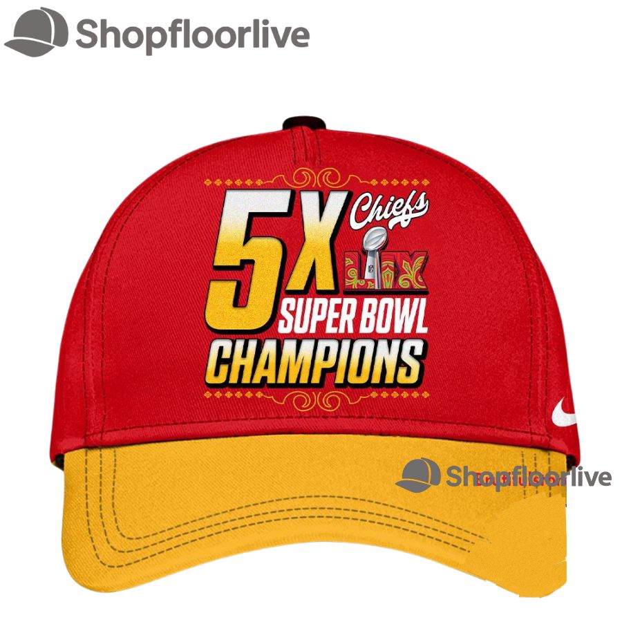 Kansas City Chiefs Back to Back to Back Super Bowl LIX Champions New Cap