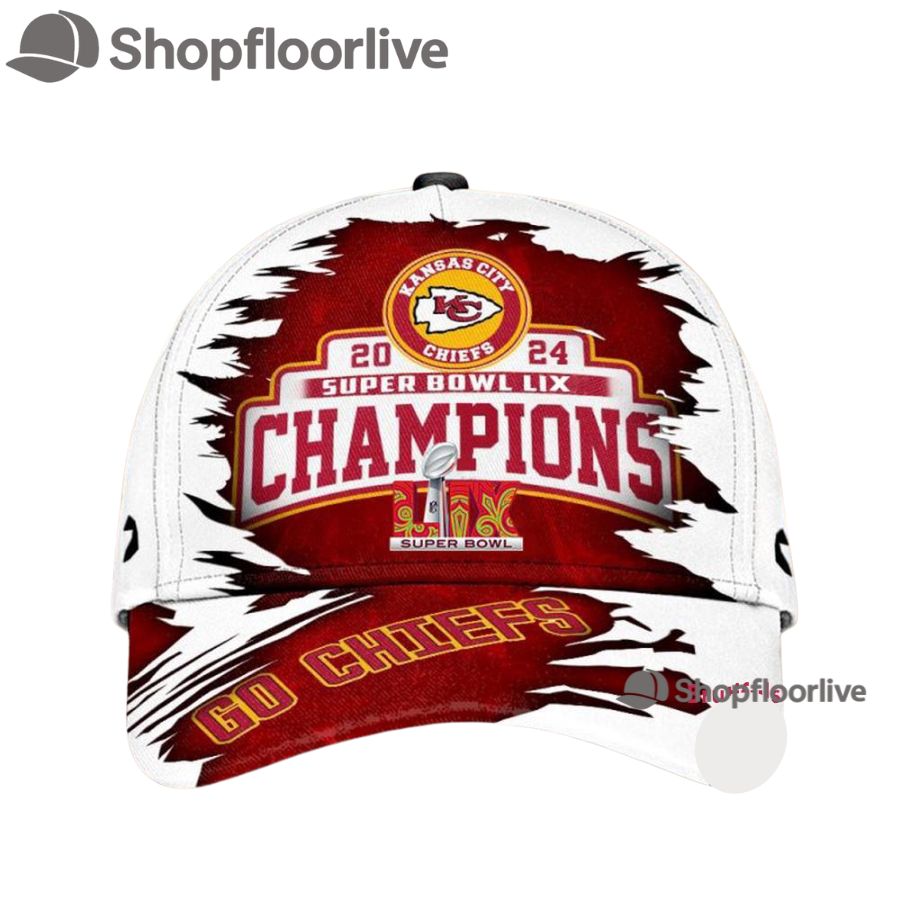 Kansas City Chiefs Super Bowl LIX 2025 Champions New Classic Cap