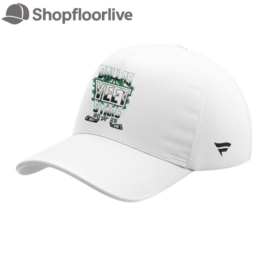 NHL Dallas Stars x YEET White Cap Hats