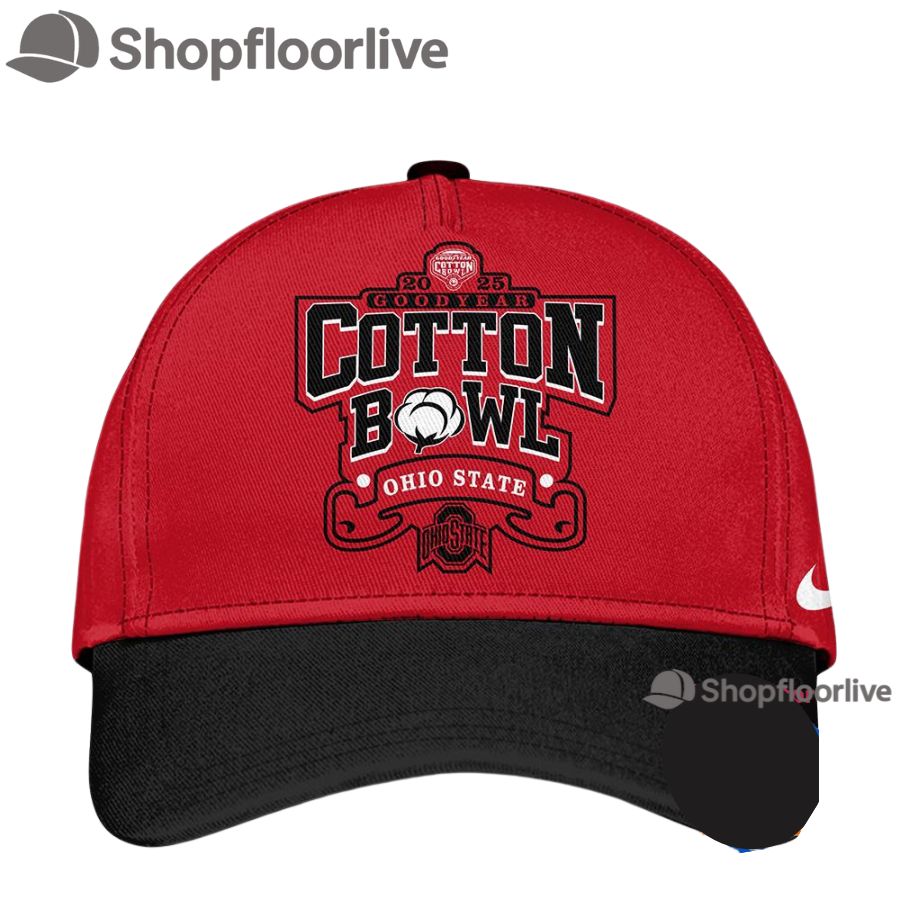 Ohio State Football Cotton Bowl Champions 2025 Cap Hats