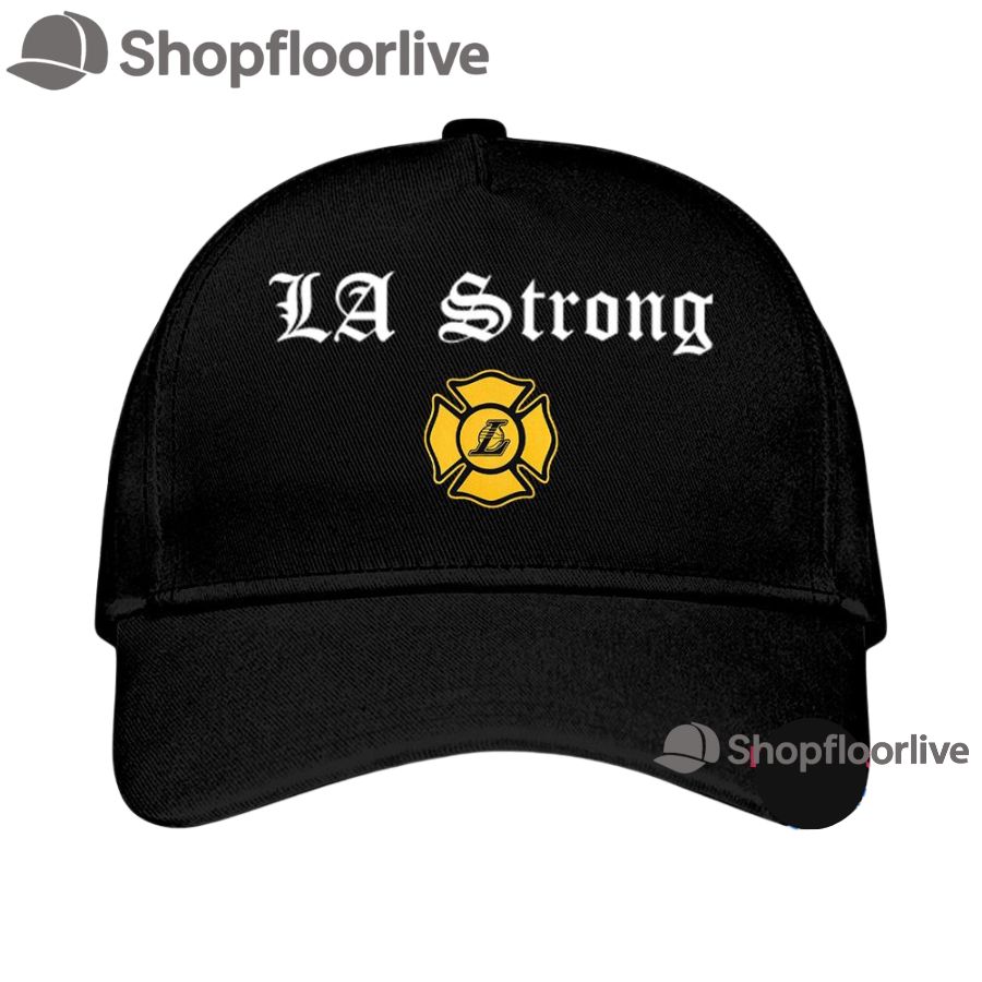 Los Angeles Lakers LA Strong Cap Hats