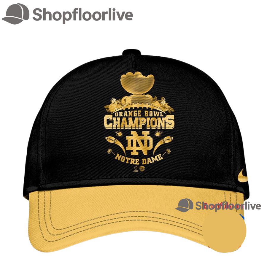 Notre Dame Fighting Irish NCAA Orange Bowl Champions Limited Edition Cap Hats