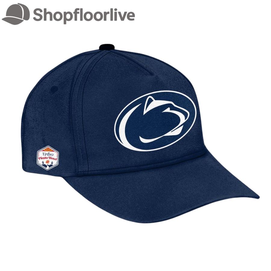 Penn State Nittany Lions FIESTA BOWL CHAMPIONS 2025 New Design Navy Cap Hats