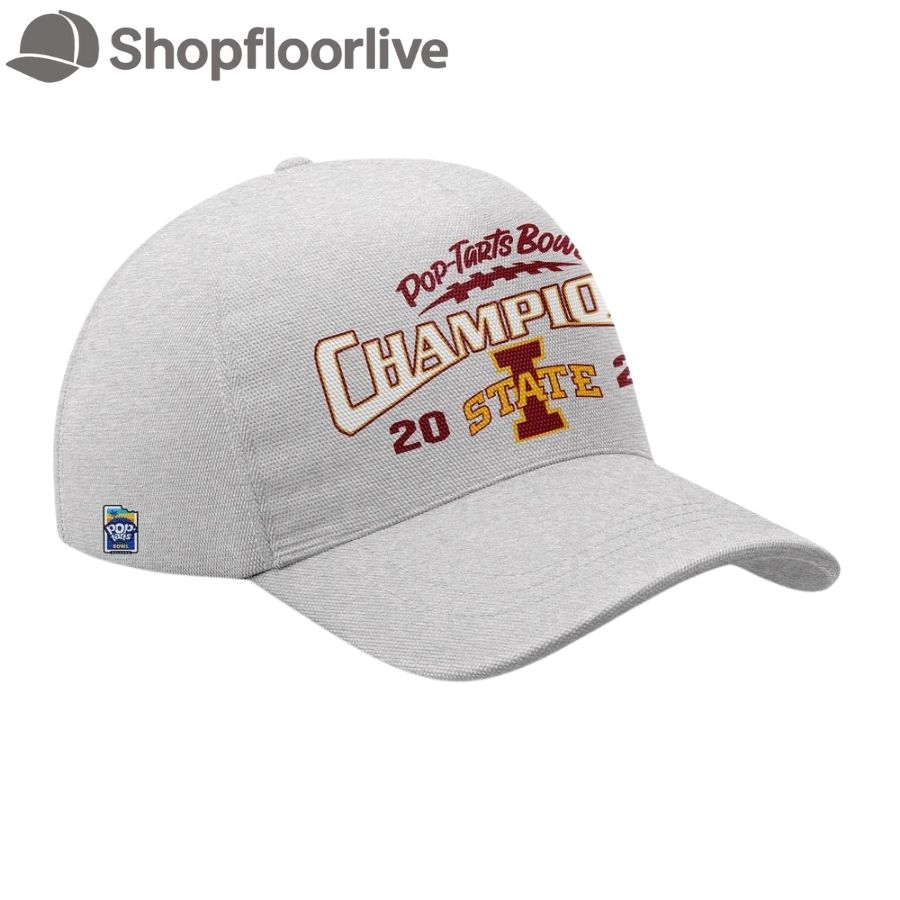 Iowa State Cyclones Football 2024 Pop Tarts Bowl Champions Cap Hats