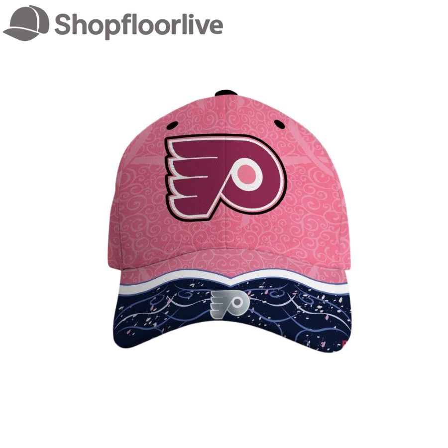 NHL Philadelphia Flyers Hockey Fights Against Cancer Design Cap