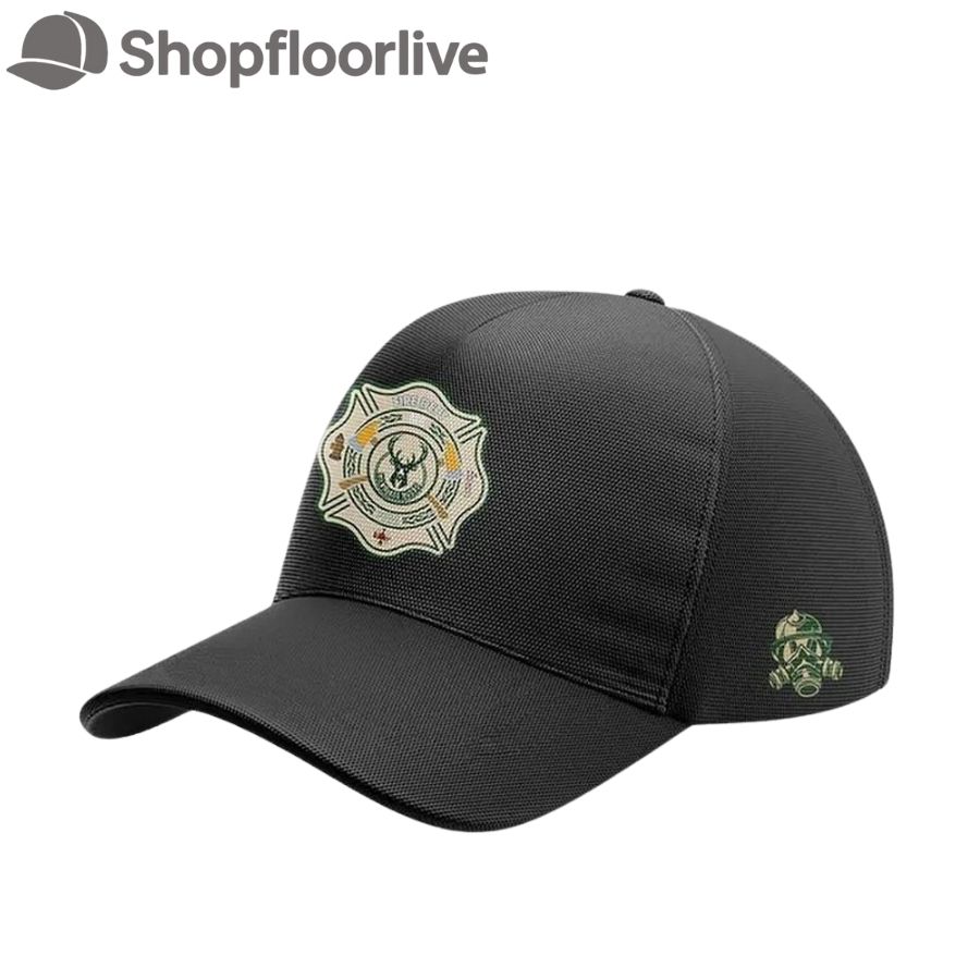 Milwaukee Bucks NBA 2024 Firefighter Appreciation Night Cap Hats
