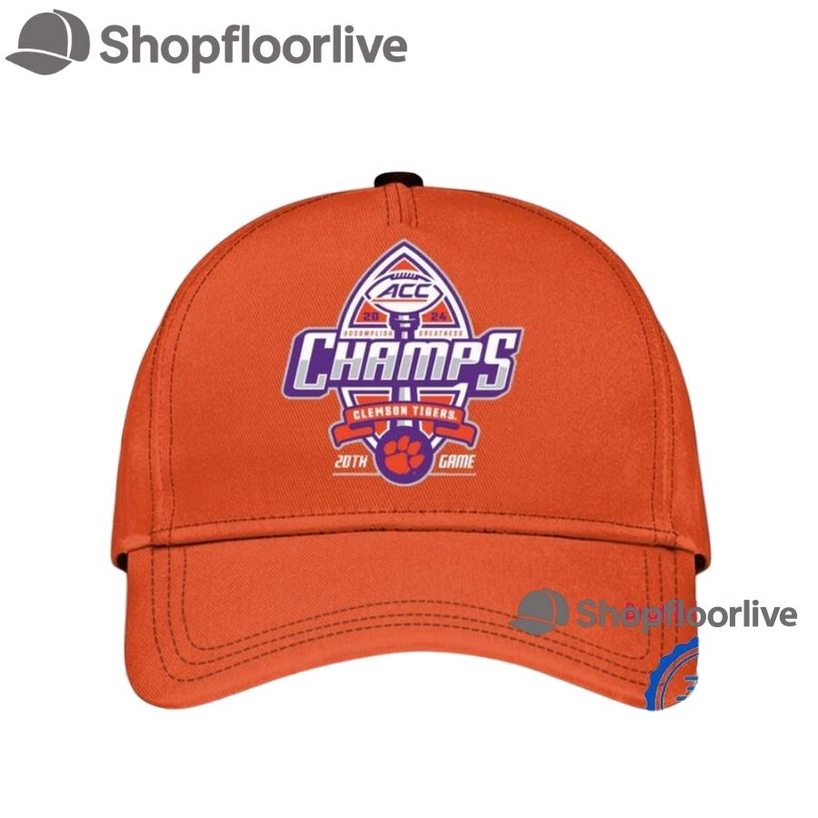 Clemson Football 2024 ACC Conference Champions Cap