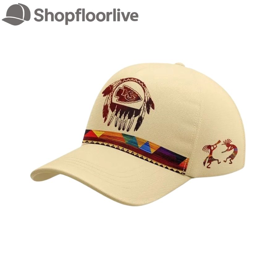 Kansas City Chiefs 2024 NFL America Native New Design Cap