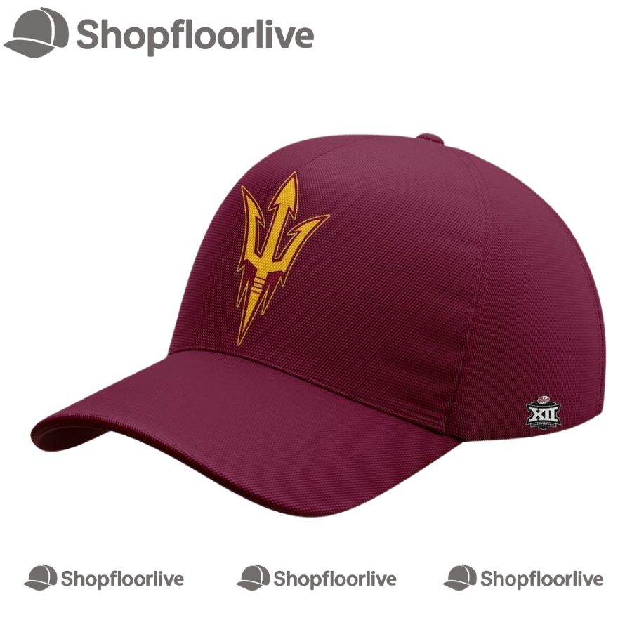 Arizona State University Football 2024 Big 12 Champions Red Cap