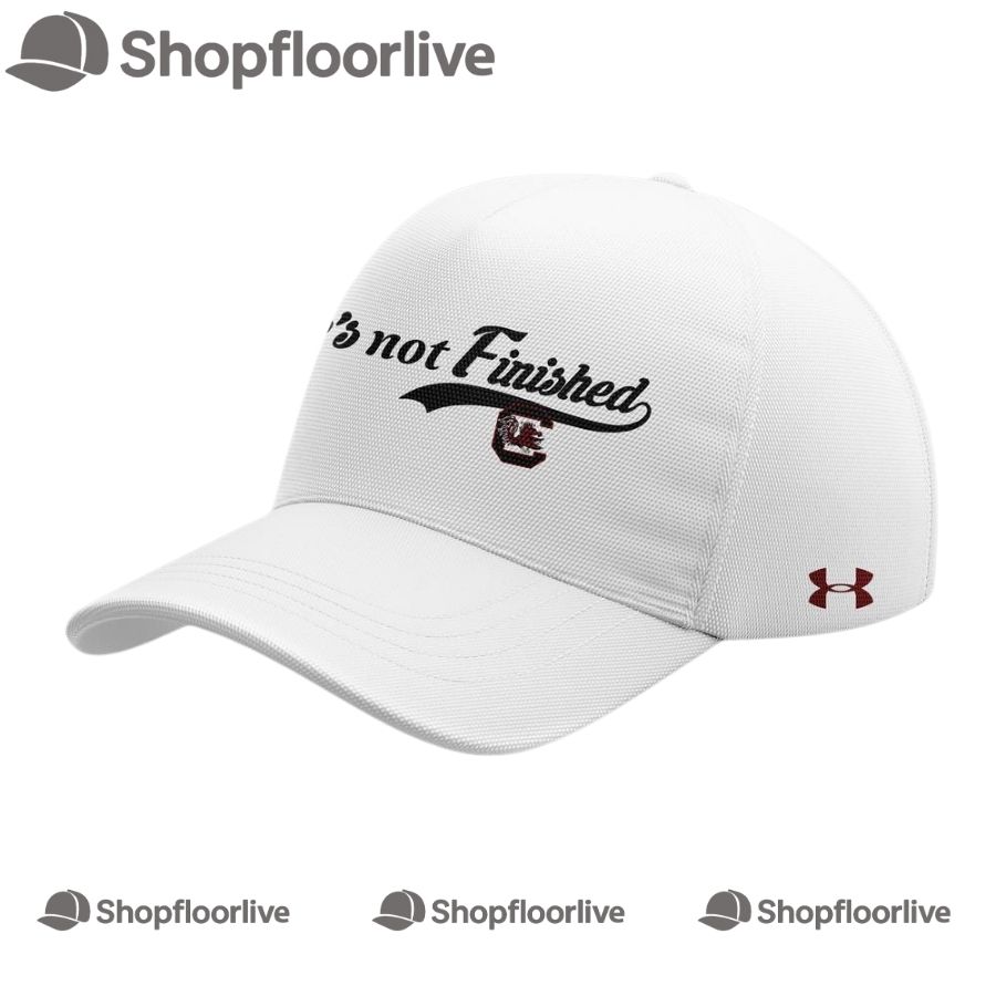 South Carolina Gamecocks Jobâ€™s not Finished Limited Edition White Cap