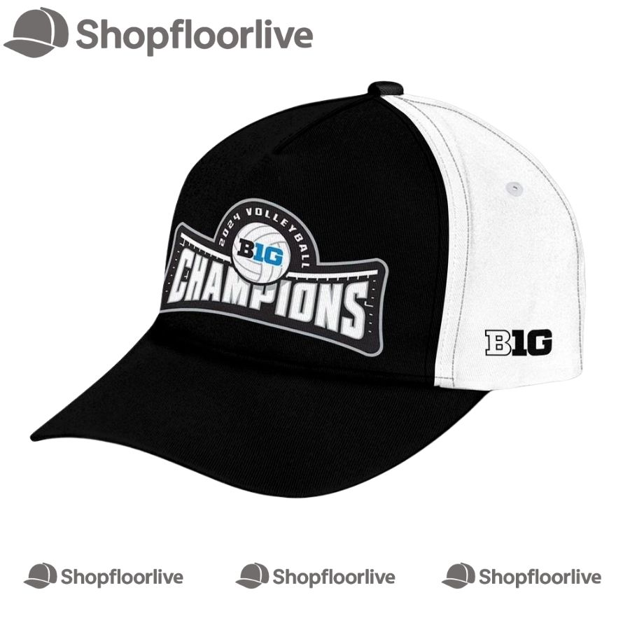Nebraska Huskers Back To Back Big Ten Womenâ€™s Volleyball Regular Season Champions Cap