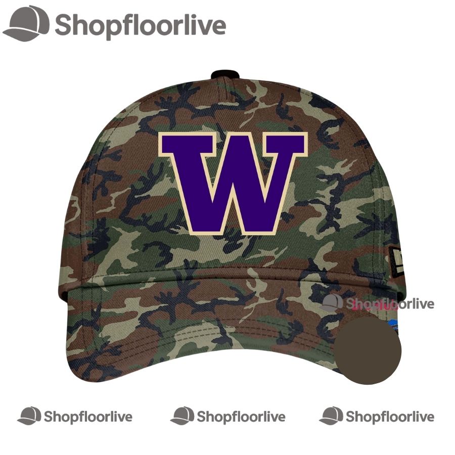 Washington Huskies Football 2024 Military Appreciation Club Cap