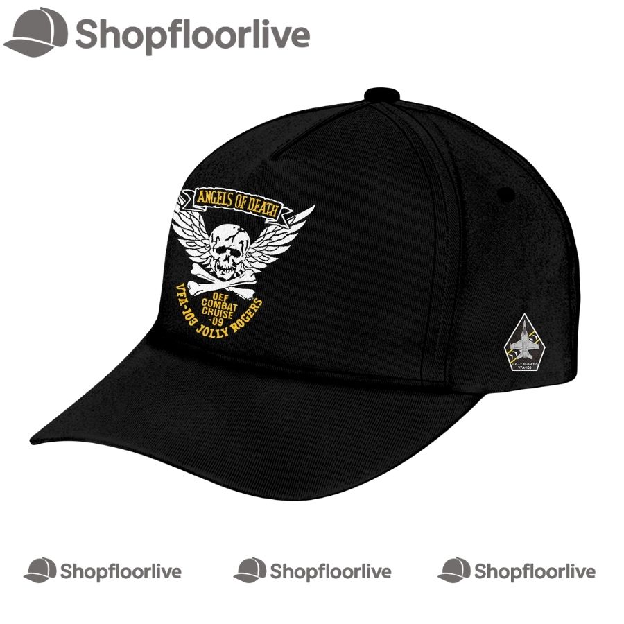 Angel Of Death Jolly Rogers Navy Midshipmen Cap