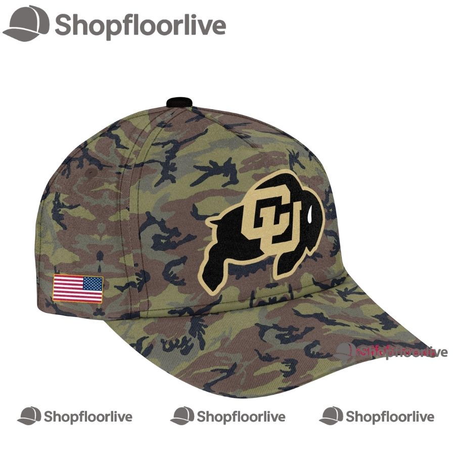 Colorado Buffaloes 2024 Military Appreciation Club Camo Cap