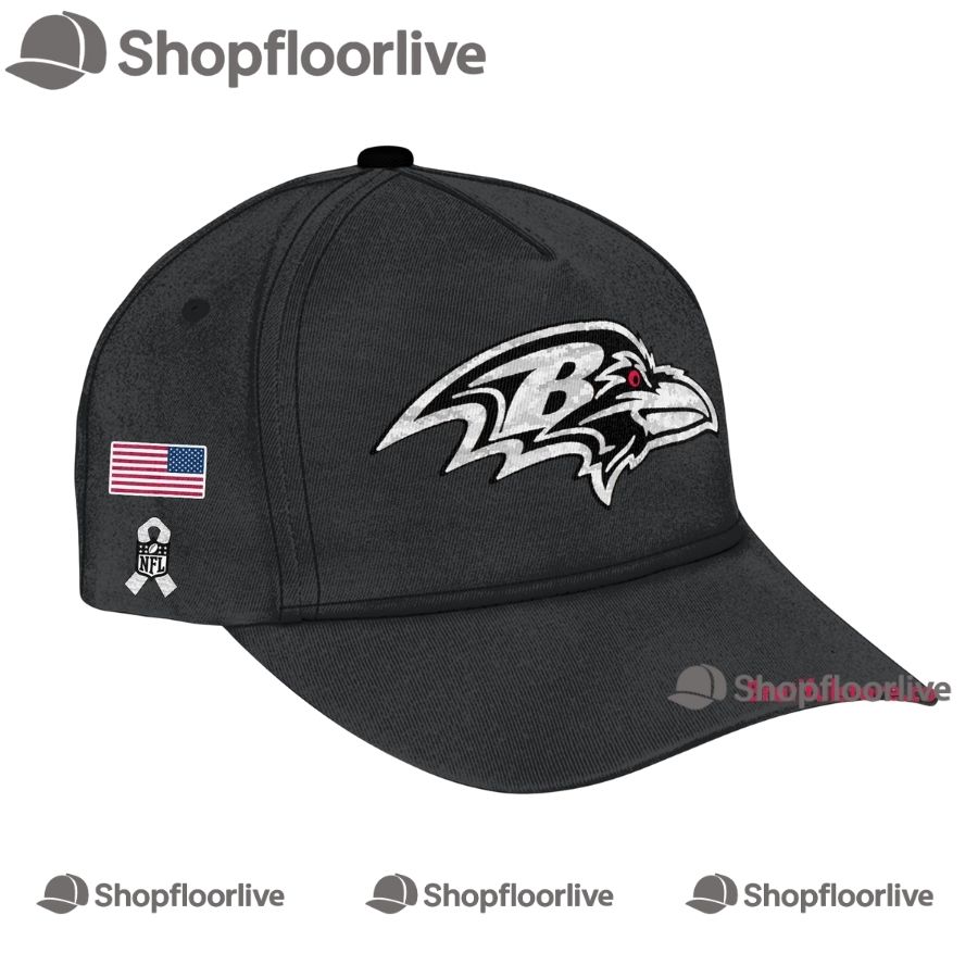 John Harbaugh Baltimore Ravens Salute to Service 2024 New Cap