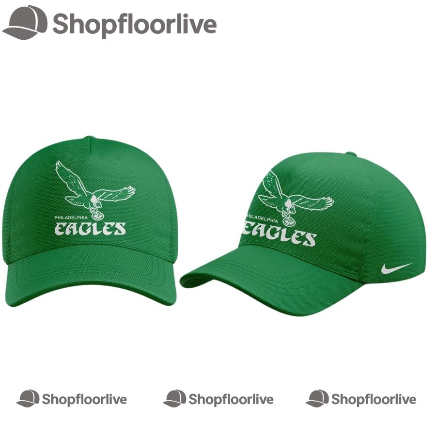 Kelly Green Philadelphia Eagles Big & Tall Club Logo Cap