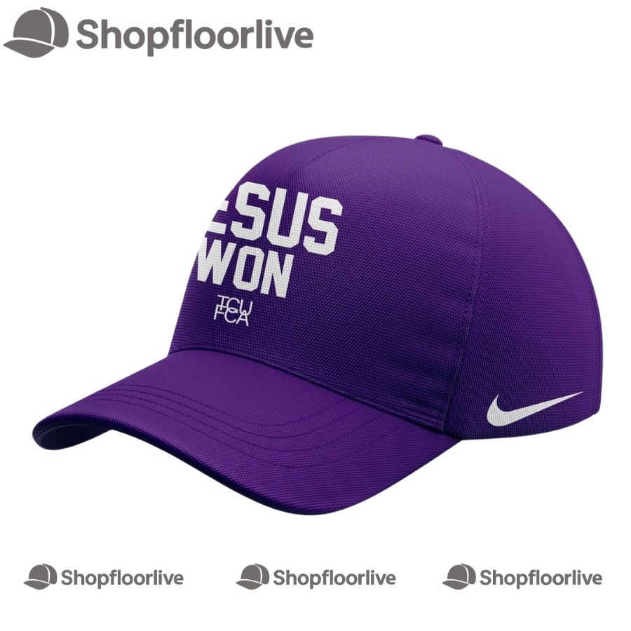 TCU Horned Frogs Football New Version 2024 Jesus Won Cap