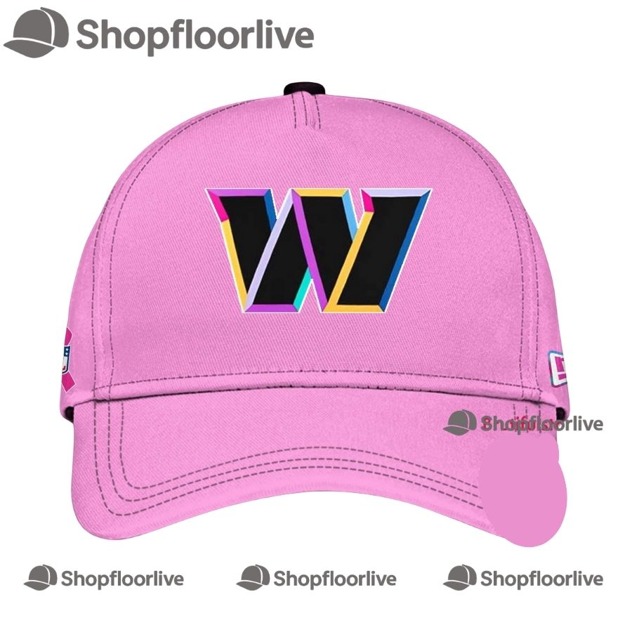 NFL Washington Commanders Crucial Catch Pink Breast Cancer Awareness Limited Edition Cap
