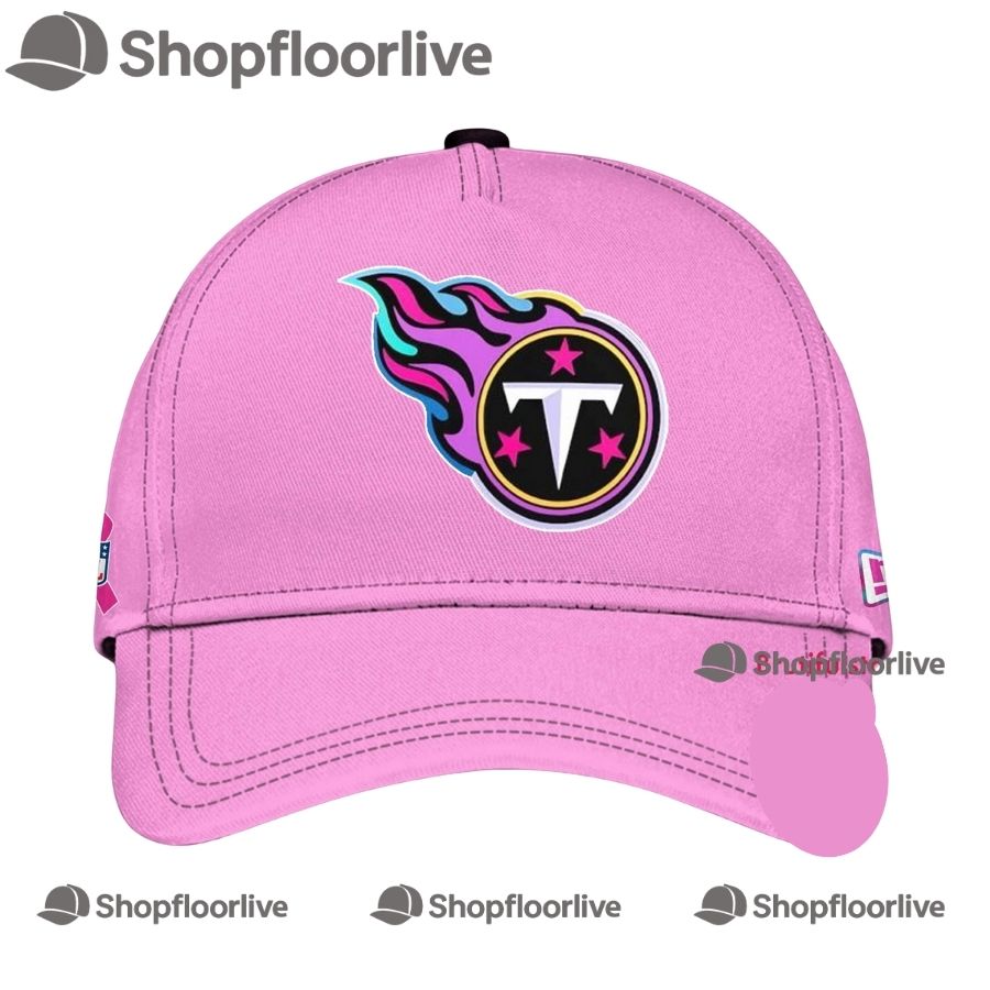 NFL Tennessee Titans Crucial Catch Pink Breast Cancer Awareness Limited Edition Cap