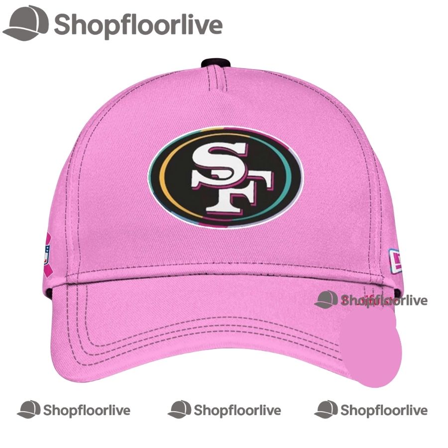 NFL San Francisco 49ers Crucial Catch Pink Breast Cancer Awareness Limited Edition Cap