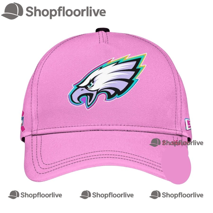 NFL Philadelphia Eagles Crucial Catch Pink Breast Cancer Awareness Limited Edition Cap