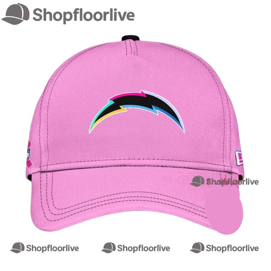 NFL Los Angeles Chargers Crucial Catch Pink Breast Cancer Awareness Limited Edition Cap