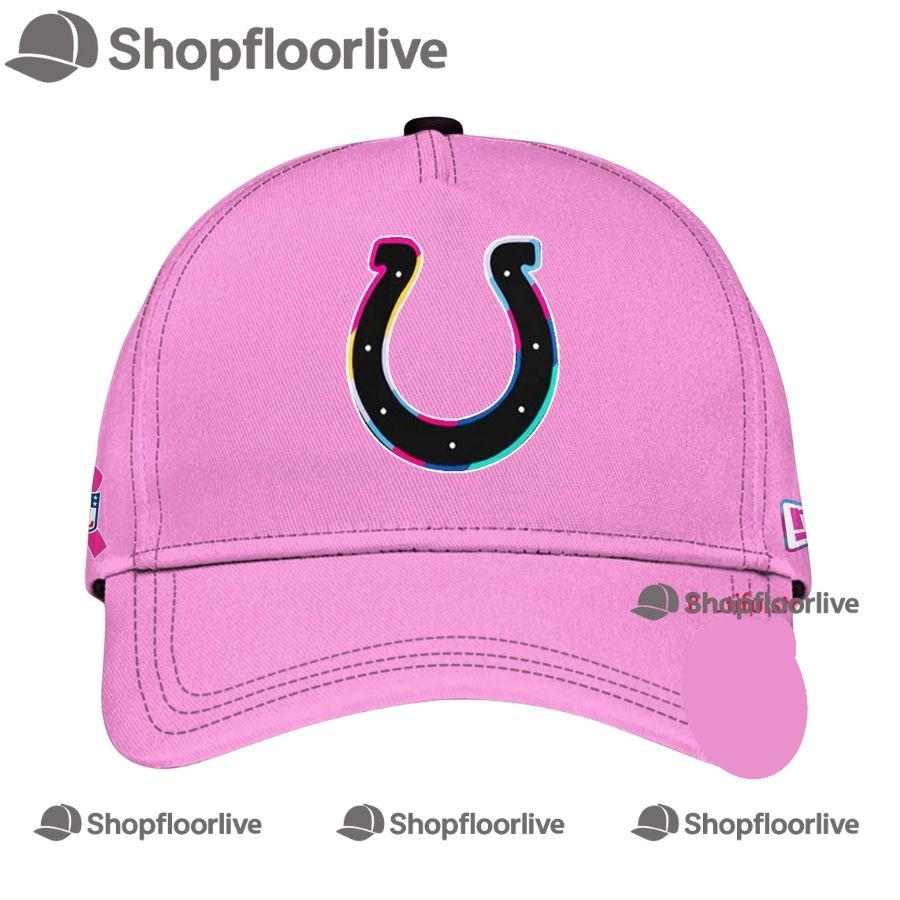 NFL Indianapolis Colts Crucial Catch Pink Breast Cancer Awareness Limited Edition Cap