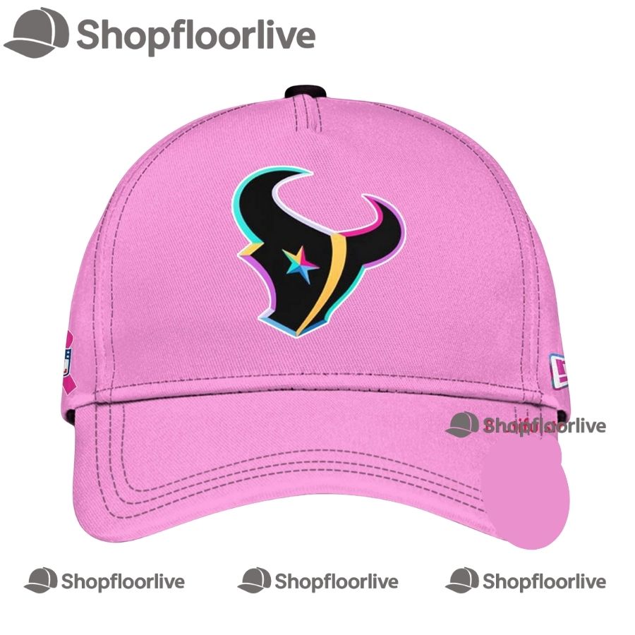 NFL Houston Texans Crucial Catch Pink Breast Cancer Awareness Limited Edition Cap