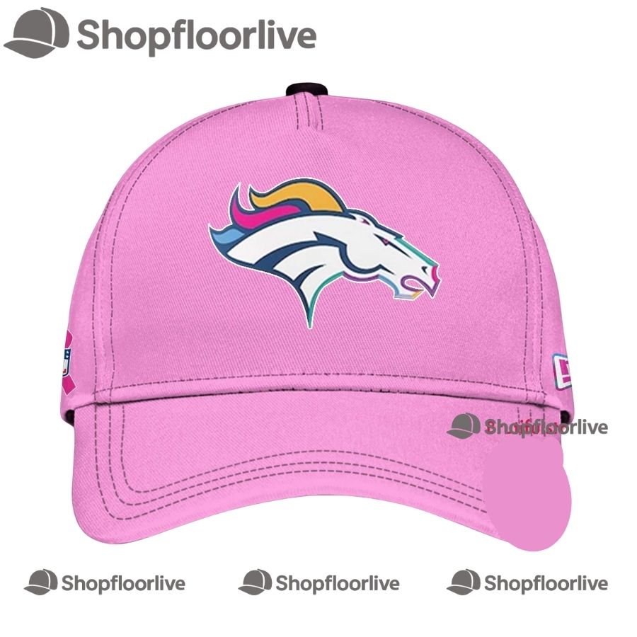 NFL Denver Broncos Crucial Catch Pink Breast Cancer Awareness Limited Edition Cap
