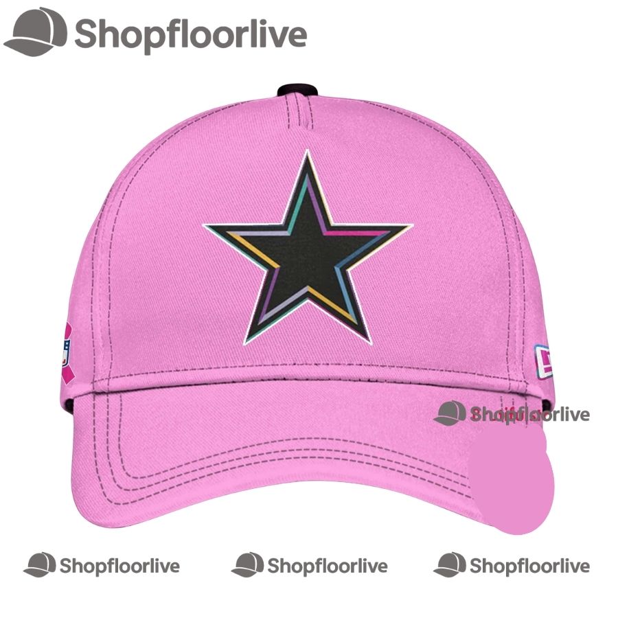 NFL Dallas Cowboys Crucial Catch Pink Breast Cancer Awareness Limited Edition Cap