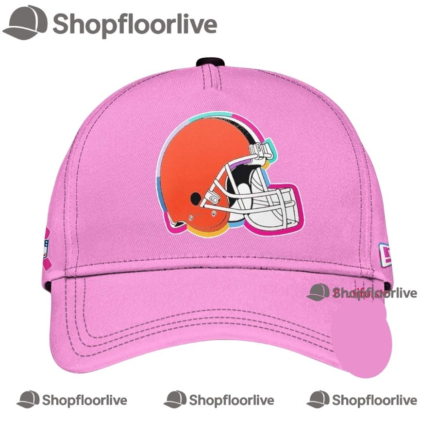 NFL Cleveland Browns Crucial Catch Pink Breast Cancer Awareness Limited Edition Cap