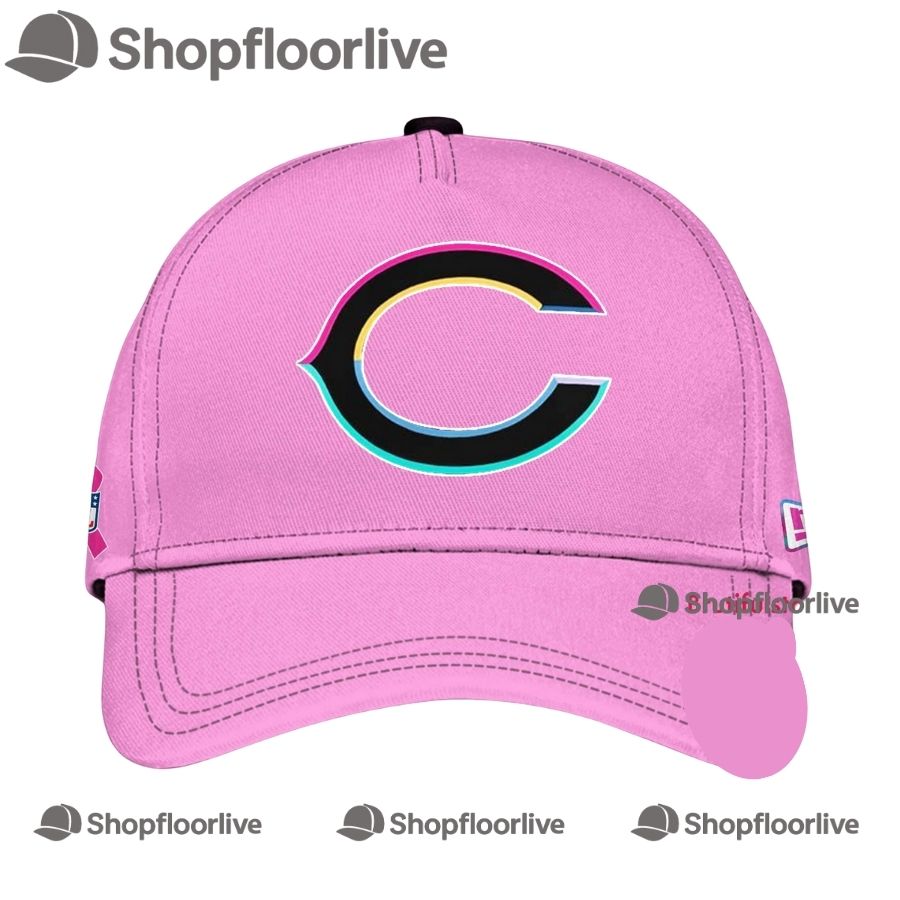 NFL Chicago Bears Crucial Catch Pink Breast Cancer Awareness Limited Edition Cap
