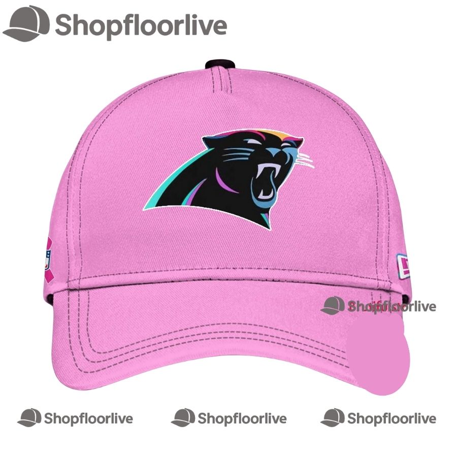 NFL Carolina Panthers Crucial Catch Pink Breast Cancer Awareness Limited Edition Cap