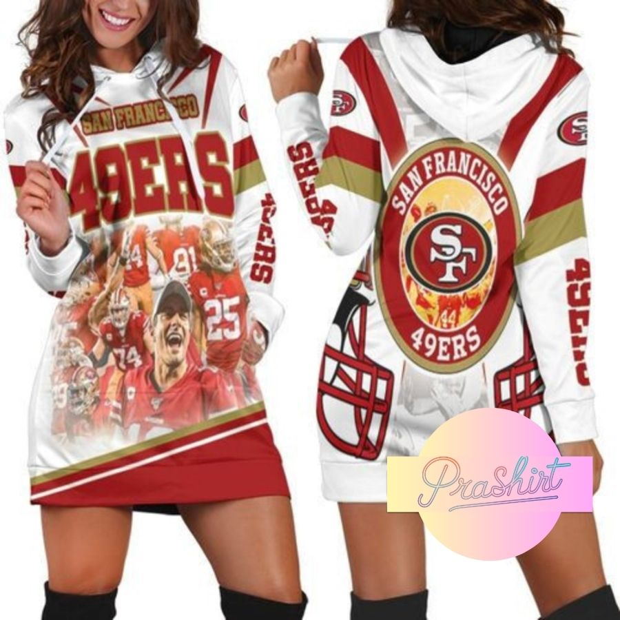 Nfc West Division Champions Super Bowl Hoodie Dress San Francisco 49Ers Logo Shirt