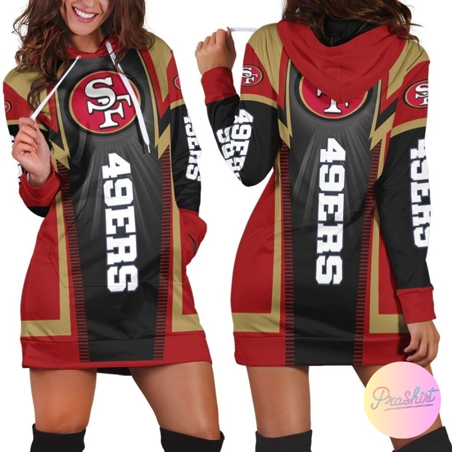 49Ers Fan Edition Hoodie Dress For Women Sport Fans Aop Shirt