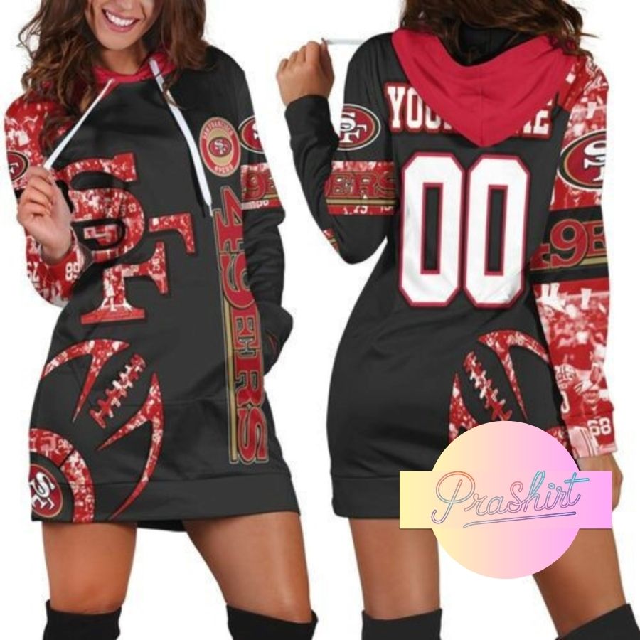 49Ers Nfl 3D Hoodie Dress Custom For Women Sport Fans Aop Shirt