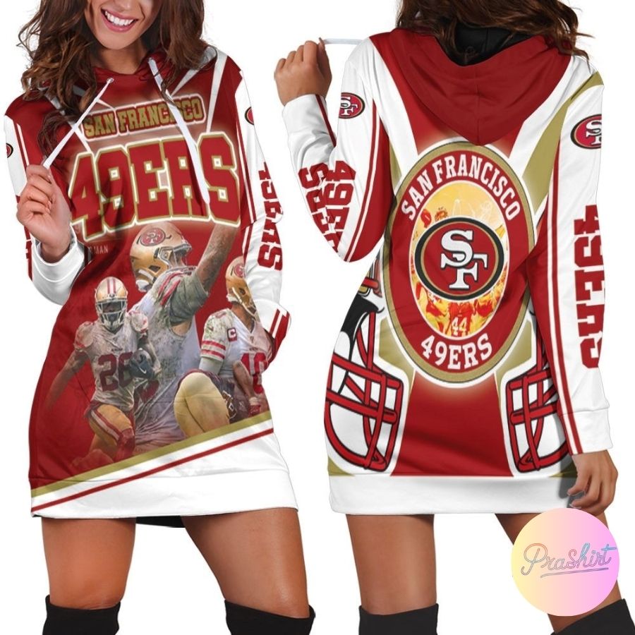 49Ers Super Bowl Nfc East Champs Hoodie Dress For Women Sport Fans Aop Shirt