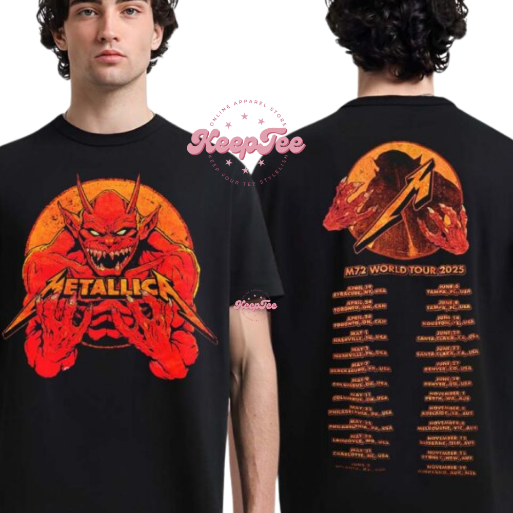 Metallica M72 World Tour 2025 Merch Shirt