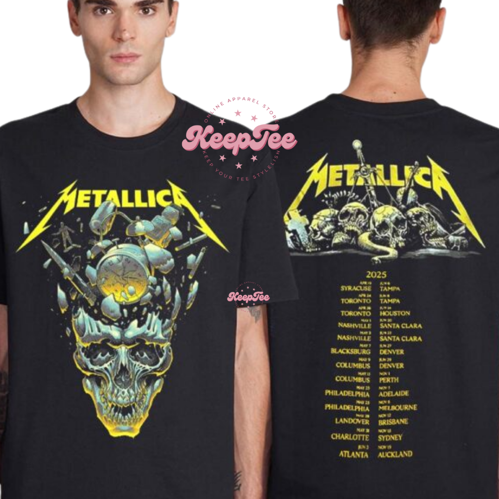 Metallica M72 World Tour 2025 Merch Tour Shirt