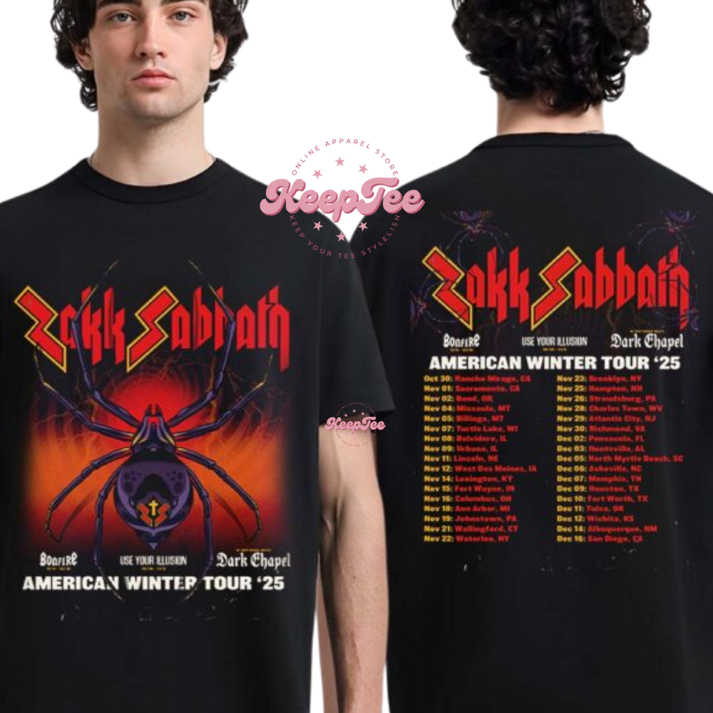 Zakk Sabbath American Winter Tour 2025 Shirt