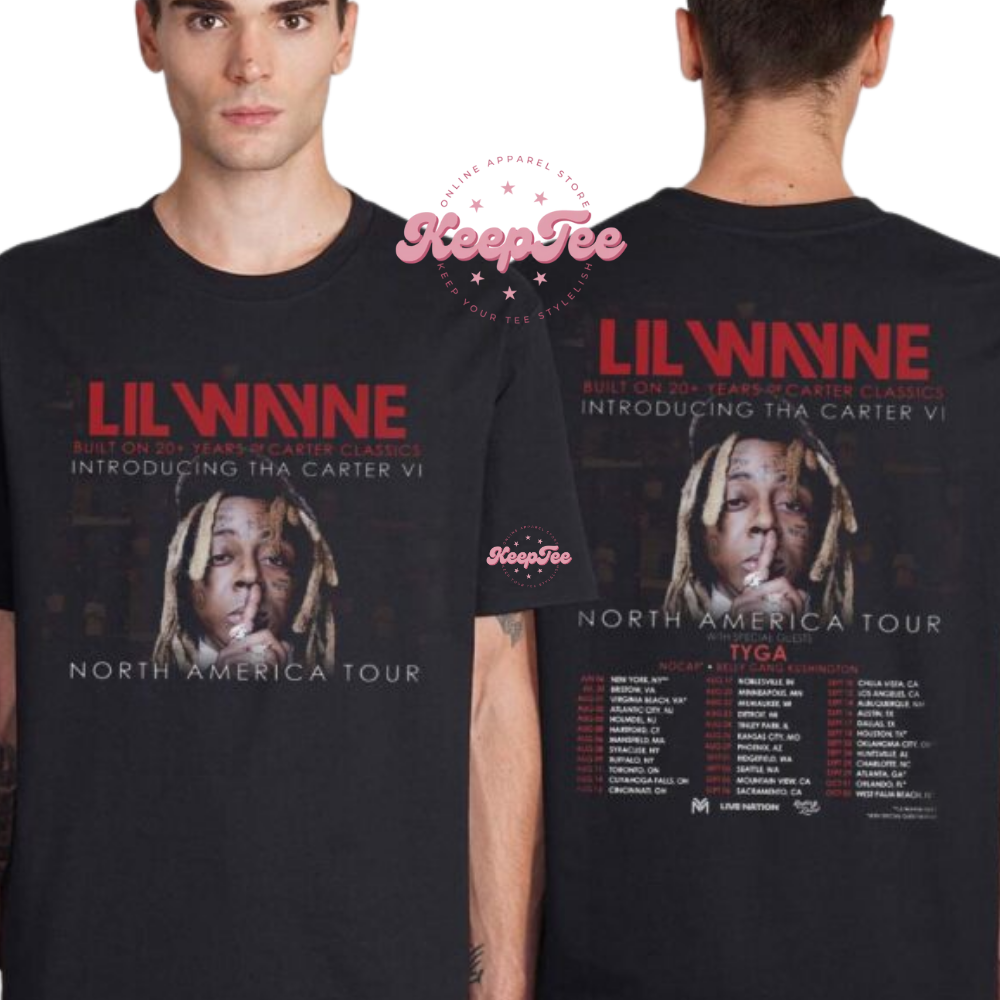 Lil Wayne Built On 20 Years Of Carter Classics Introducing Tour 2025 Shirt