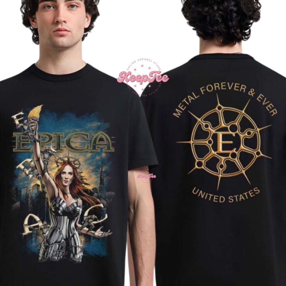 Epica Us Tour 2025 Metal Forever And Ever United States Shirt