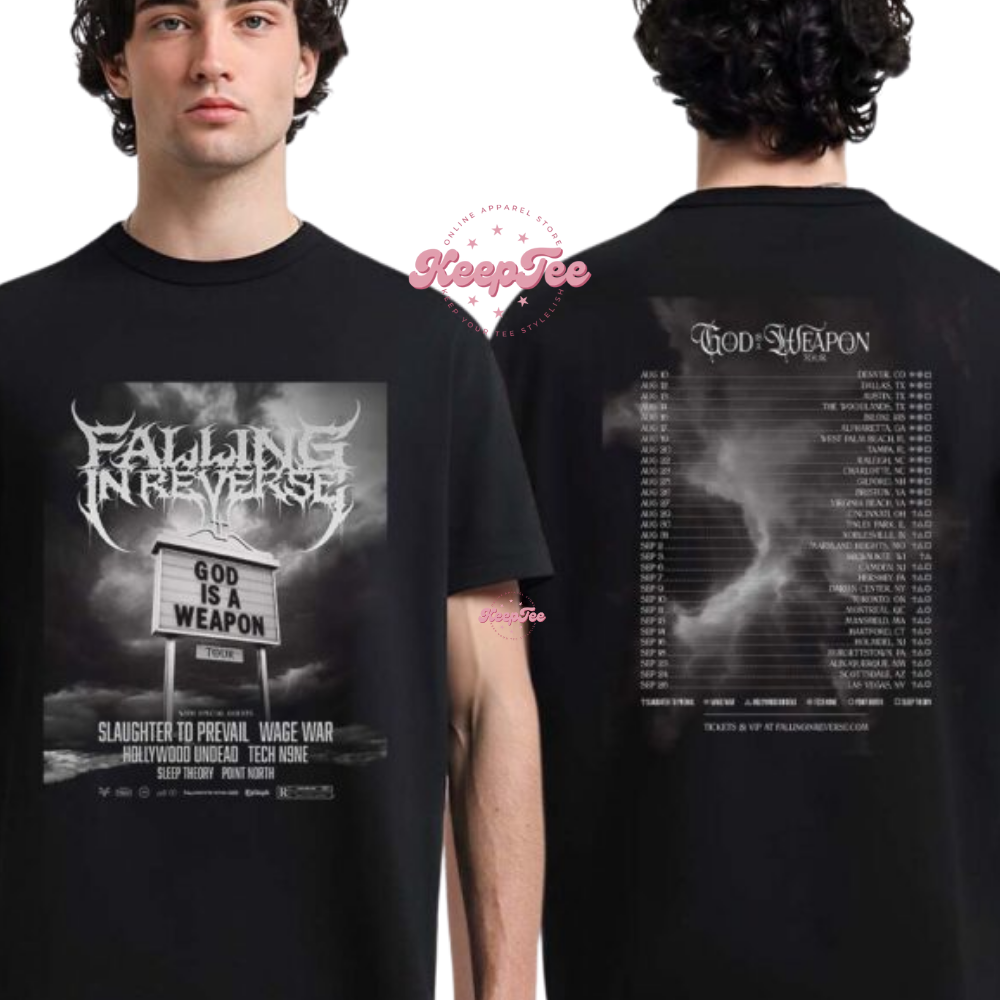 Falling In Reverse God Is A Weapon Tour 2025 Shirt