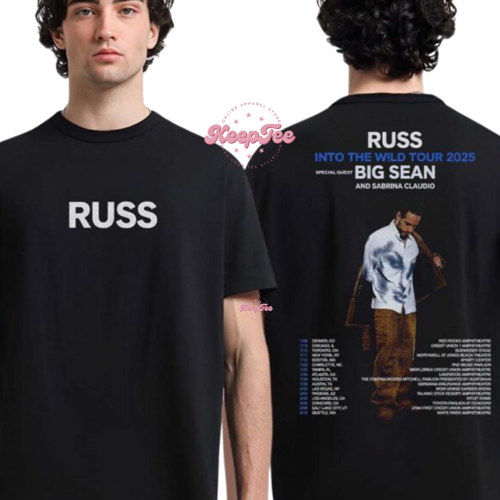 Russ Into The Wild Tour 2025 Shirt