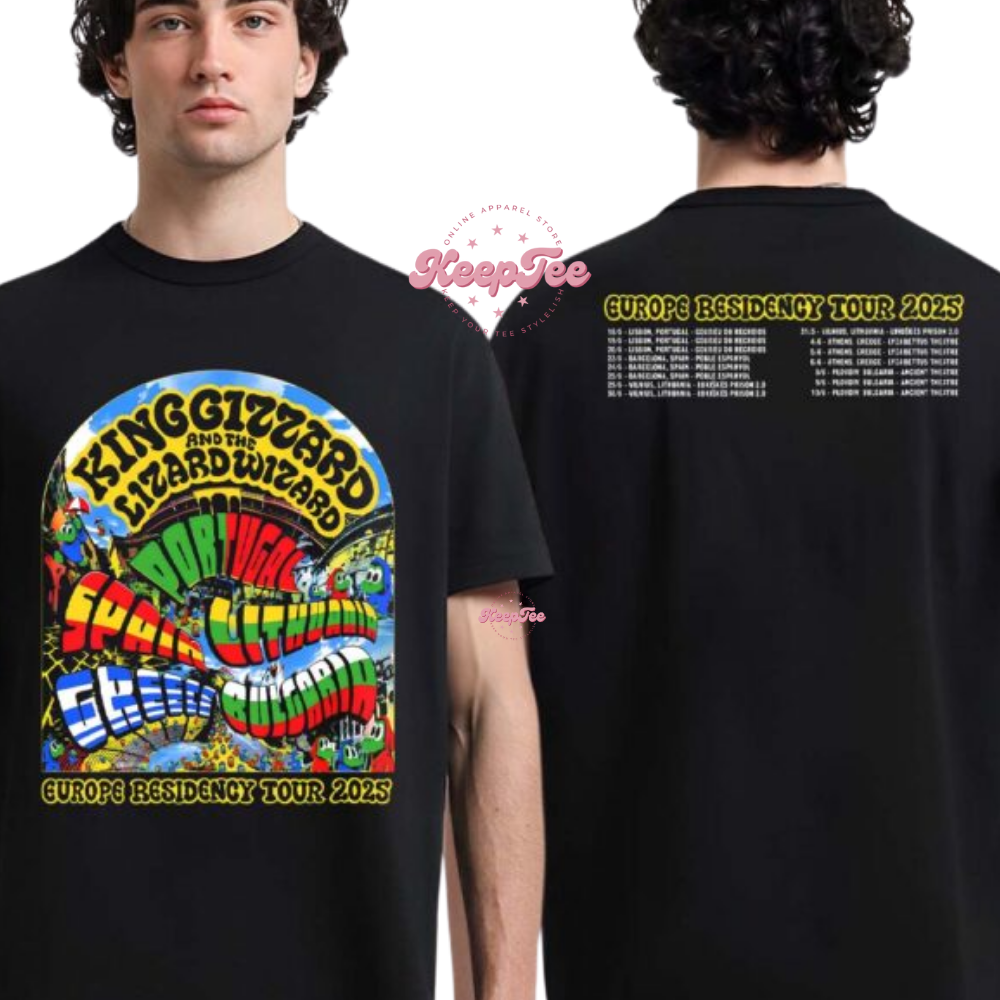King Gizzard And The Lizard Wizard Europe Residency Tour 2025 Shirt