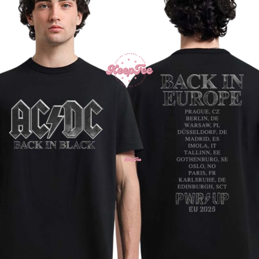 Acdc Pwr Up Europe 2025 Shirt