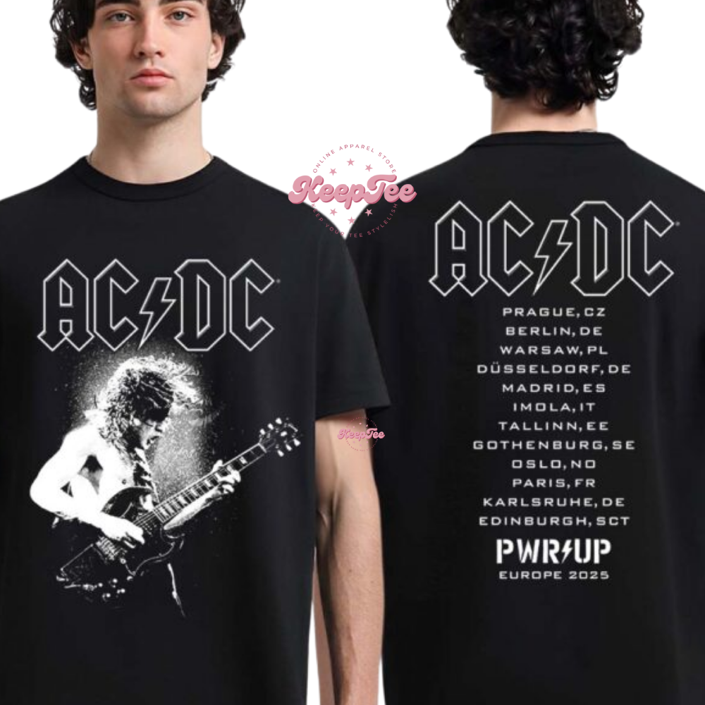 Acdc Pwr Up Europe 2025 Shirt